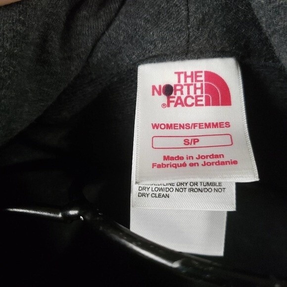The North face women's cotton gray/grey wrap jacket size Small S/P - Picture 3 of 8